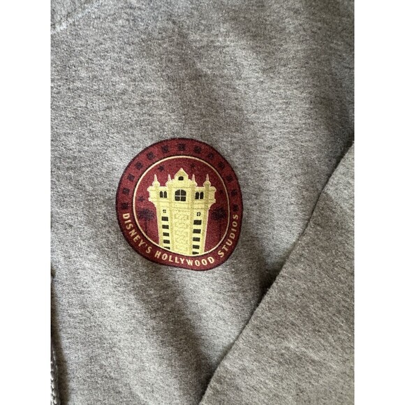 Disney World Hollywood Studios Park Hoodie Jacket Tower of Terror Grey Adult M - Picture 5 of 6